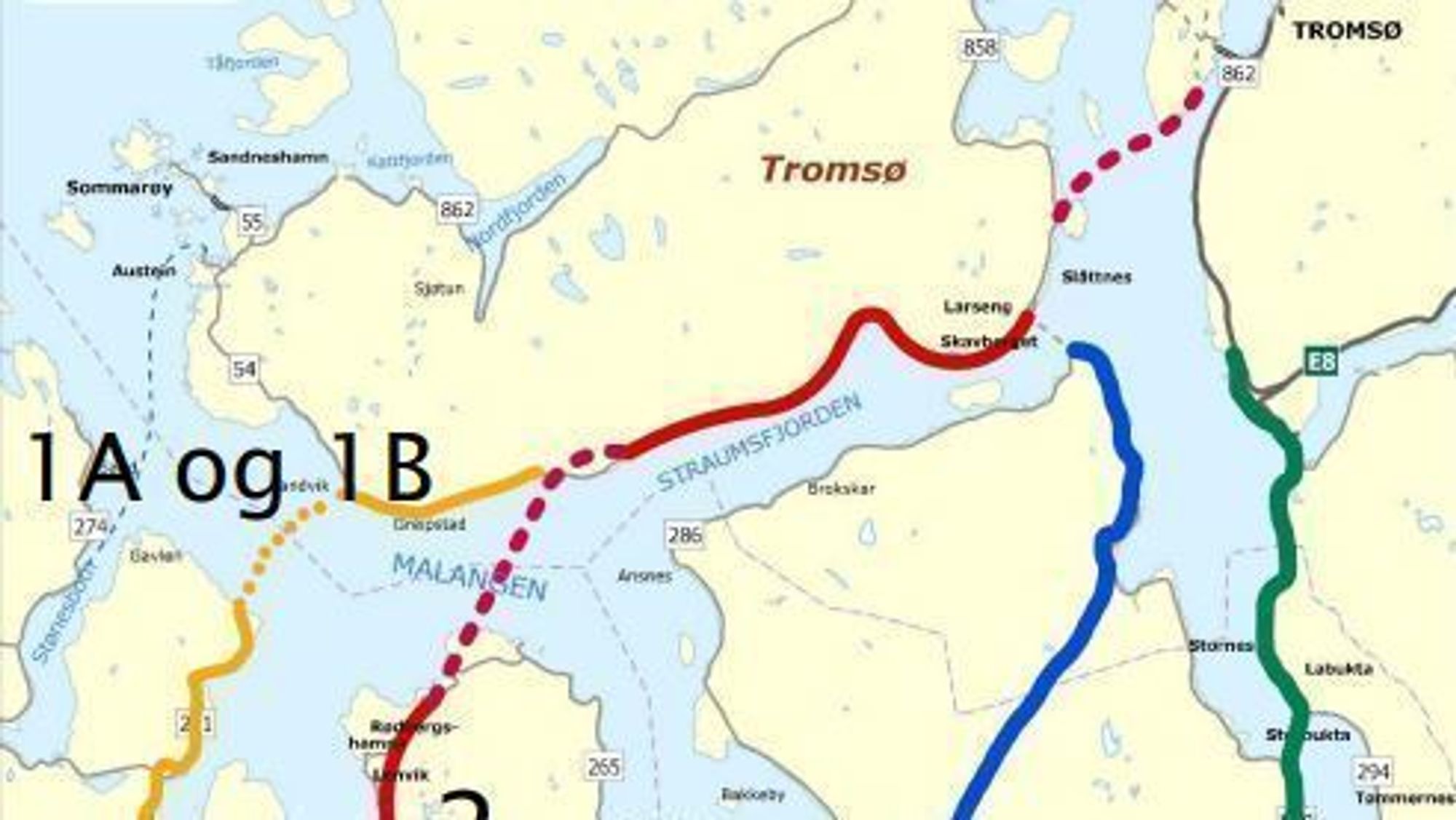 Vegvesenet utreder veier som vil halvere reisetiden til Tromsø