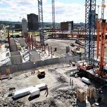 Hydro Extruded Solutions Cirkal 75R fasadeelementer resirkulert aluminium Økern Portal