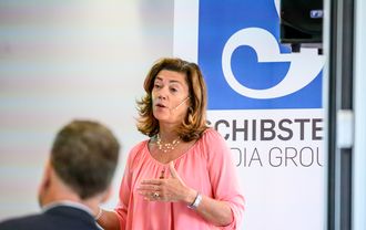 Konsernsjef Kristin Skogen Lund i Schibsted.