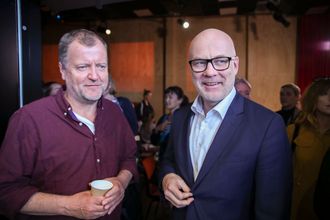 Charlo Halvorsen og Thor Gjermund Eriksen på NRKs høstslipp tidligere i år.