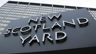 Scotland Yards bygning i London.