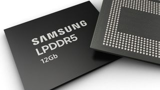 De nye 12 Gb LPDDR5-minnebrikkene Samsung nylig har begynt å masseprodusere.