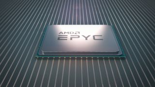 AMD Epyc Rome, bilde av prosessoren.