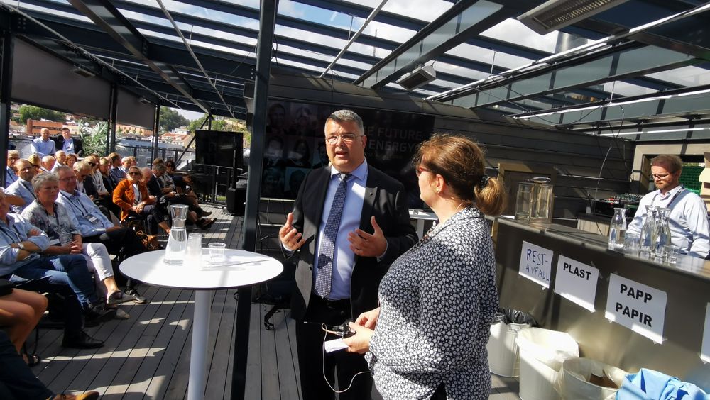 Olje- og energiminister Kjell Børge Freiberg, her ved en tidligere anledning på Arendalsuka i år.