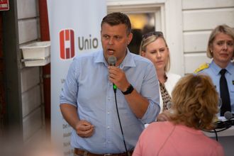 Politiets Fellesforbunds debatt under Arendalsuka 2019.
