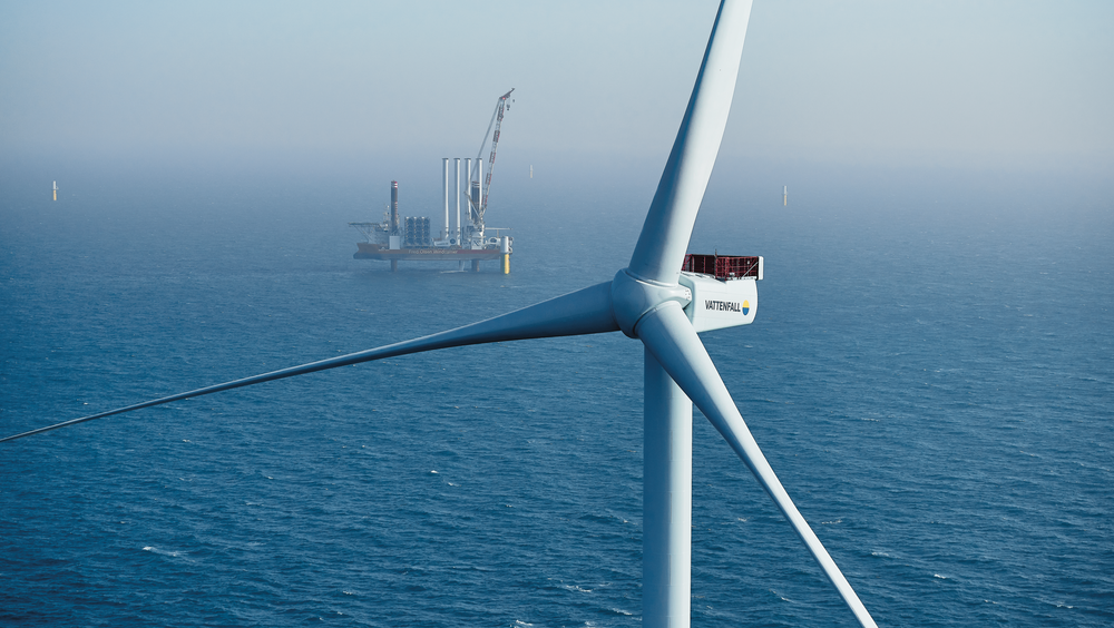 Nordsjøen har så langt vært episenter for verdens havvindmarked. Men nå kommer resten av verden etter. (Foto: Vattenfall).