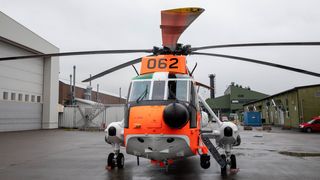 Dette er trolig det siste Sea King-helikopteret som skal fly for redningstjenesten