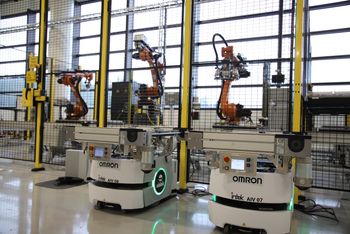 Corvus - åpner batterifabrikk i Bergen 5. september 2019 - total kapasitet opp mot 400 MWh. Intek på Raufoss har levert roboter og utviklet verktøy og automatiseringssystem. 13 roboter i ni celler.