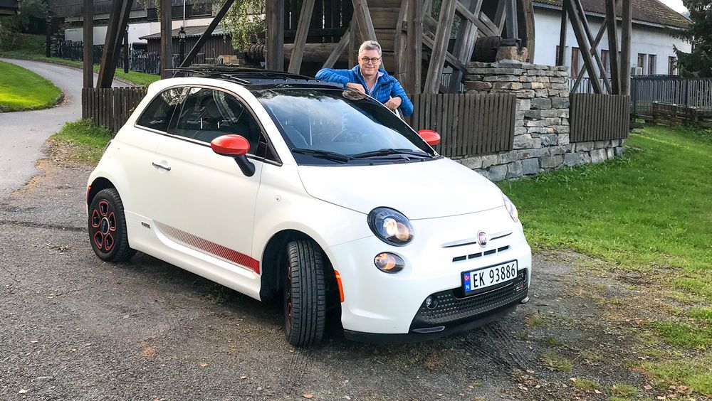 Fiat 500 elbil til salgs