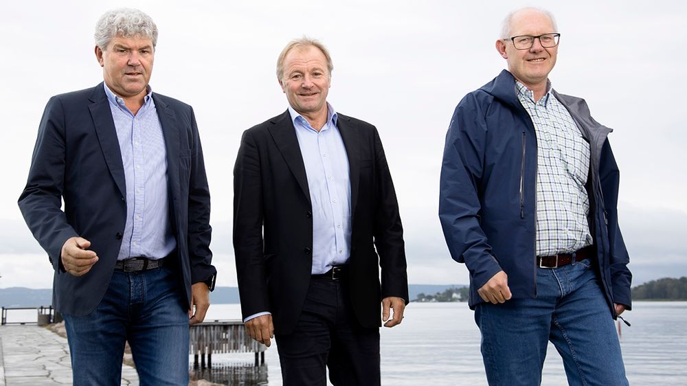 Disse tre bli nå ansatt i samme firma, etter at Norconsult har kjøpt rådgivingsselskapet ECT. Fra venstre: Jan Henning Quist (ECT), Bård Hernes (Norconsult) og Jon Aas (ECT).