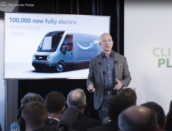 - Vi vil gjøre en forskjell, sa Jeff Bezos da han presenterte den nokså saftige elbil-bestillingen. 