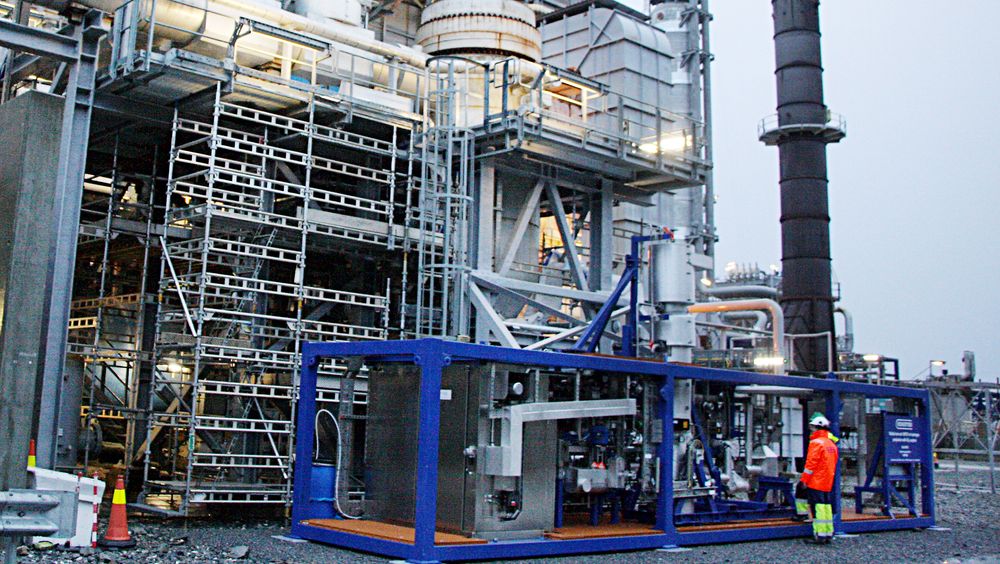 Reinertsen tester membranteknologi for produksjon av hydrogen fra syntesegass på Tjeldbergodden.