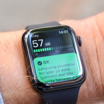 Støymåleren er ny i Watch OS 6.