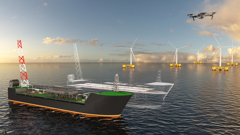 Aker Solutions ser for seg at en ubemannet FPSO kan se ut som dette.