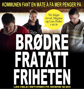 Slik så den første Tolga-saken ut på VGs papirfront.