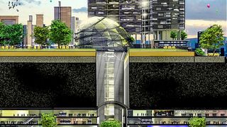 Vil bygge omvendte skyskrapere i bakken under Singapore