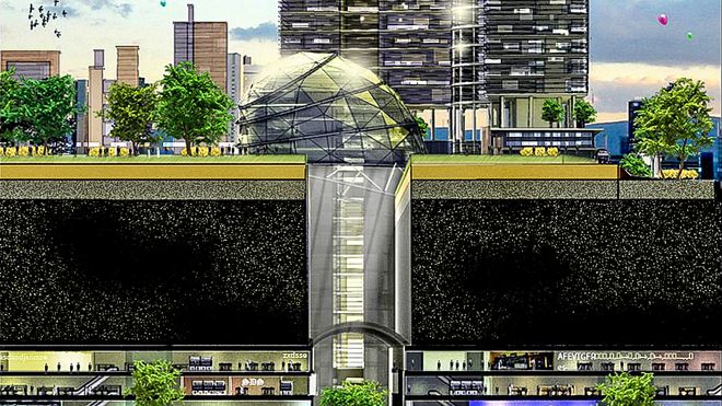 Vil bygge omvendte skyskrapere i bakken under Singapore