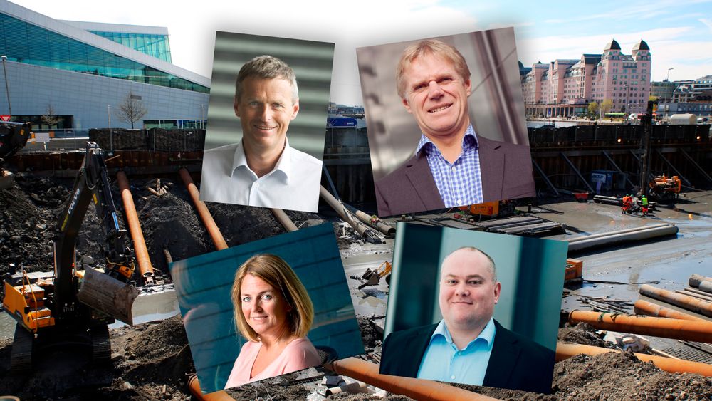 Per Kristian Jacobsen (øverst fra høyre), Ole Petter Thunes, Grete Aspelund og Marius Weydahl Berg.