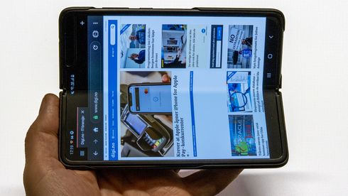 Vi har testet Samsungs nye, brettbare mobil&shy;telefon