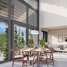 Rekkehus energi bergvarme solceller Åros Snøhetta ZEB