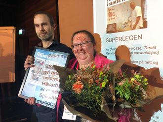 Synnøve Skeie Fosse og Tarald Reinholt Aas vant for årets sak