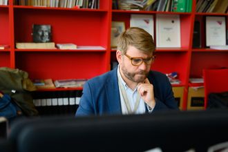 Sjefredaktør Sigvald Sveinbjørnsson i Bergensavisen.