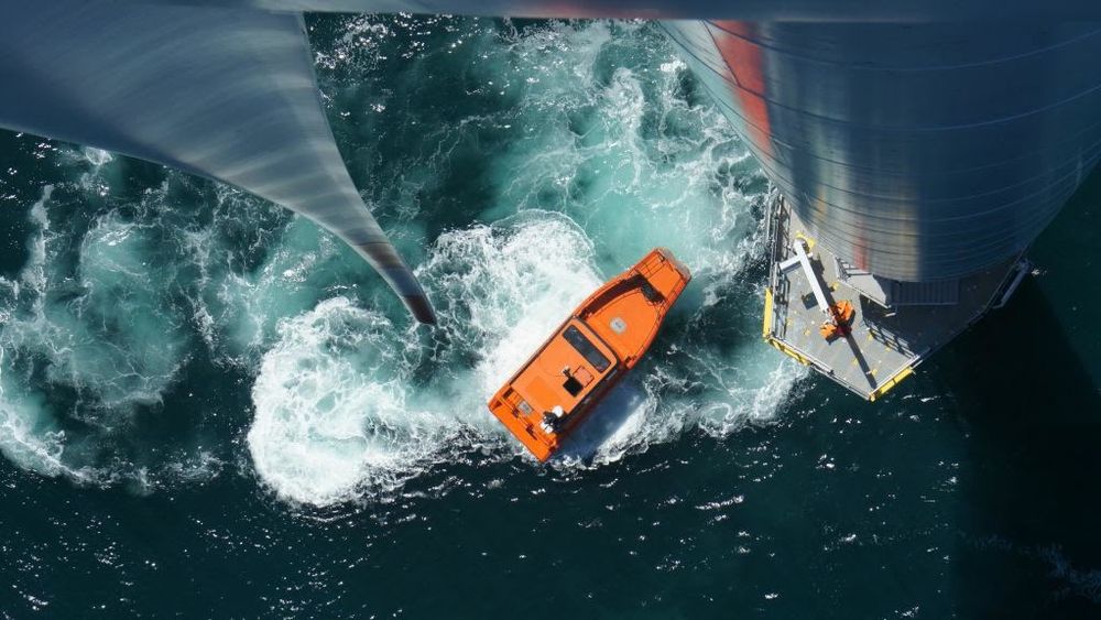 En Prozero-båt på oppdrag for havvindnæringen. Tuco og Artemis vil nå montere hydrofoil og elektrisk framdrift på en av båtene av denne typen.