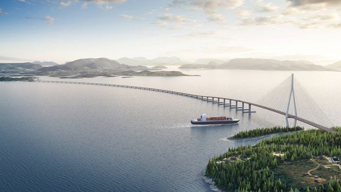 Prislappen for ferjefri E39 fra Kristiansand til Trondheim lå per august i fjor på 382 milliarder kroner.