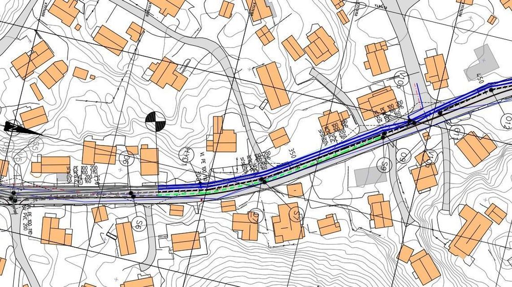 De 410 siste meterne av Villaveien i Svolvær skal få gangvei, med nye -vann og avløpsrør under.