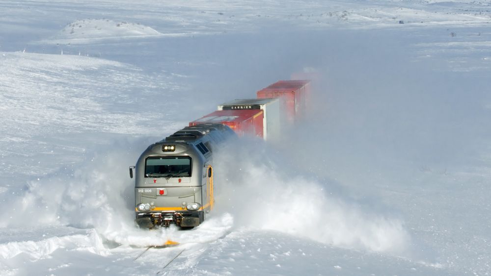 Det var et CargoNet-lokomotiv av samme type som var utsatt for bremsesvikt på Hønefossbanen i 2019. Dette bildet er av CD 312 006 på Saltfjellet.