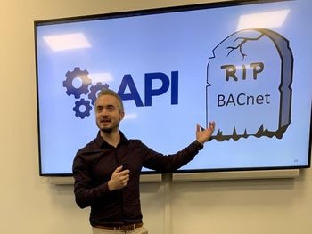 Tommy Hagenes understreker at BACnet har verken kryptering eller sikkerhet
