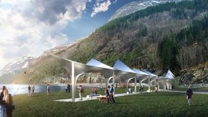 Fem vil bygge den nye turistattraksjonen ved riksvei 13 i Hardanger