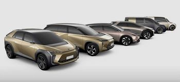 Elbilkonsepter Toyota viste frem i 2019.