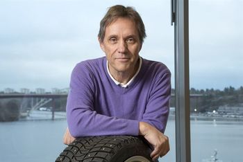 Arne Sköldén, produktekspert hos Michelin.