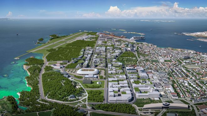 Nedlagt militærflyplass blir ny bydel i Bodø