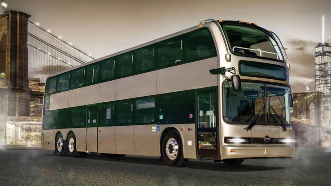 Introduserer ny elektrisk dobbeltdekkerbuss