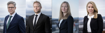 F.v.: Peter Enholm, Ola Hermansen, Tone Hostvedt Aarthun og Pernille Edh Hasselgård