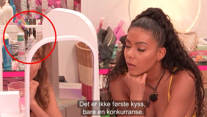 LOVE ISLAND: Skjønnheitsselskapet Norisma har betalt for plassering av vippeserumet Nutri-lashes på Love Island.