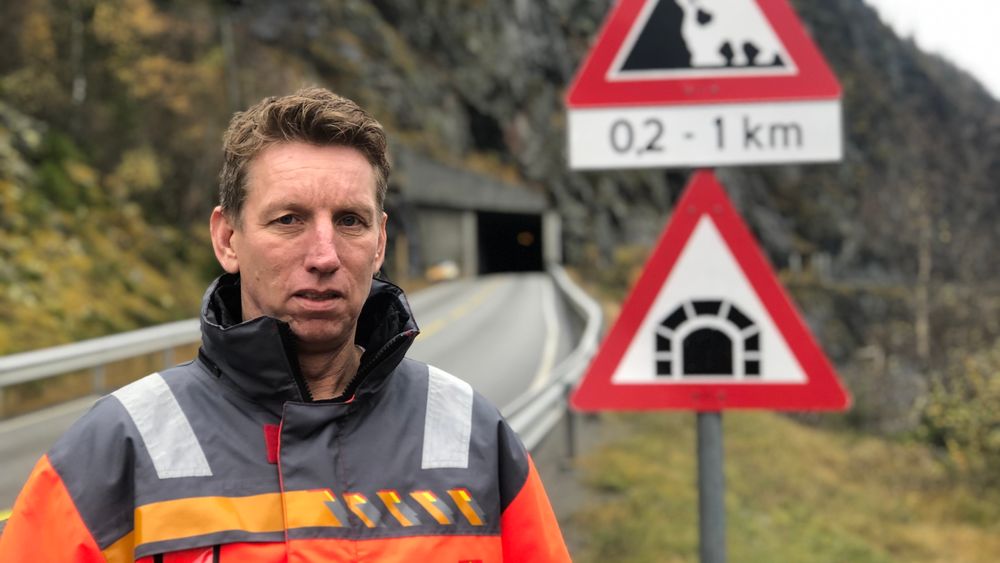 Edvin Rye er byggeleder for Statens vegvesenpå prosjektet E16 Kvamskleiva