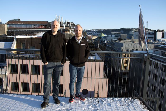 Espen Bjarnø (t.v.) og Lars-Erik Ravn i Movi Tech.