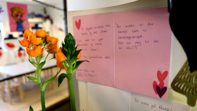 Samarbeidet med foreldrene har vært veldig godt i denne perioden. Særlig når alvoret virkelig kom. Vi har virkelig kjent på kroppen at foreldrene kjemper for oss, for at ungene skal få være her og for barnehagen sin. Som gråter sammen med oss, men som også har delt gode stunder med oss, sier Mia Tviberg.