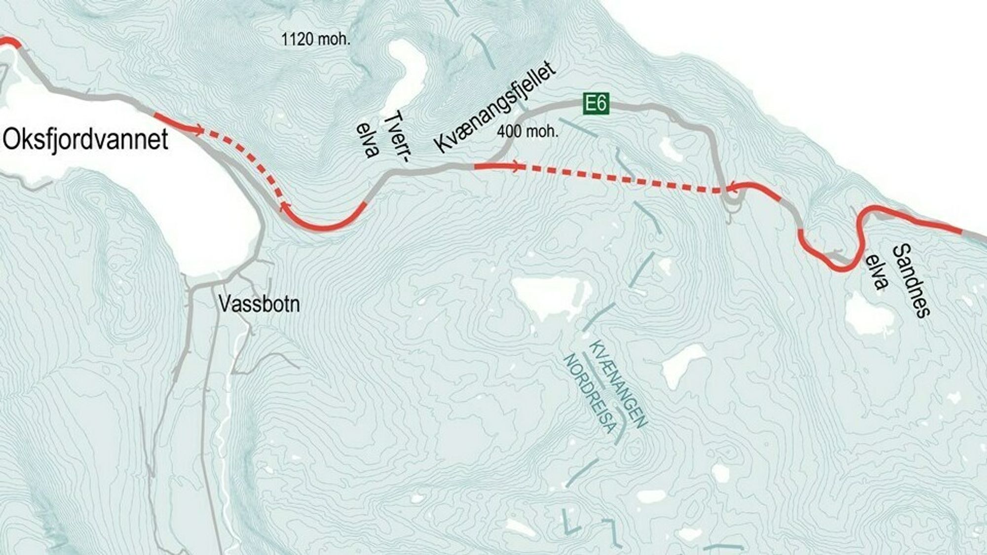 Ny E6 over Kvænangsfjellet vil gjøre slutt på hyppige veistenginger med 70 mils omkjøringsvei gjennom Finland.