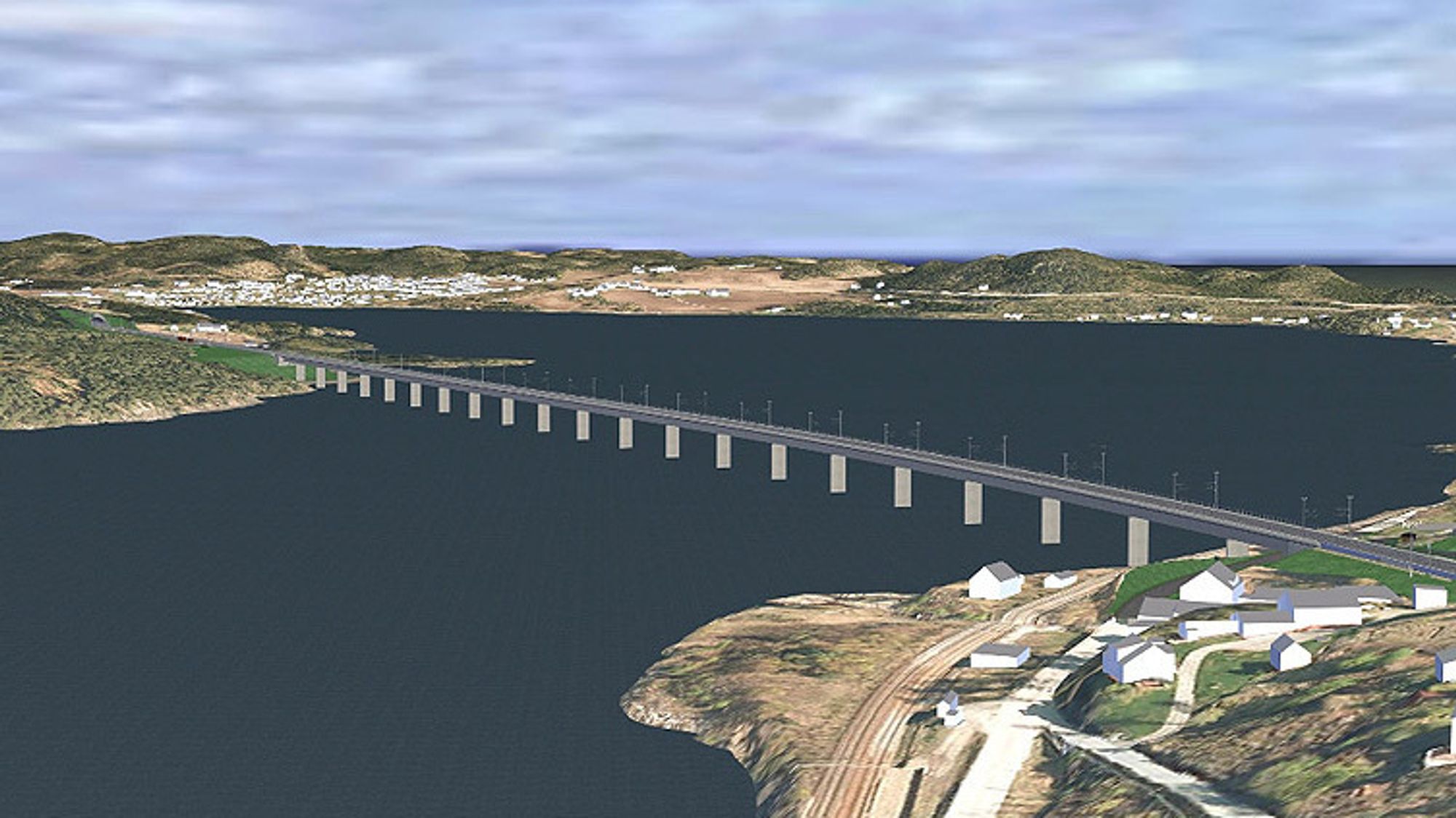 Bane Nor begrunner avlysningen av anbudet på byggingen av ny jernbanebru over Tangenvika med korona.