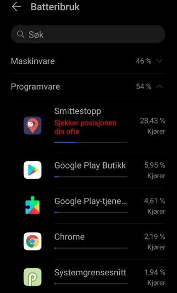 Mye tyder på at Smittestopp-appen ikke er optimalisert for å bruke minst mulig strøm.