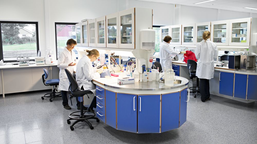 Nofima er en av bedriftene som har tilbudt sin ekspertise til Helsedirektoratet. Her et bilde fra Nofimas laboratorium i Stavanger.