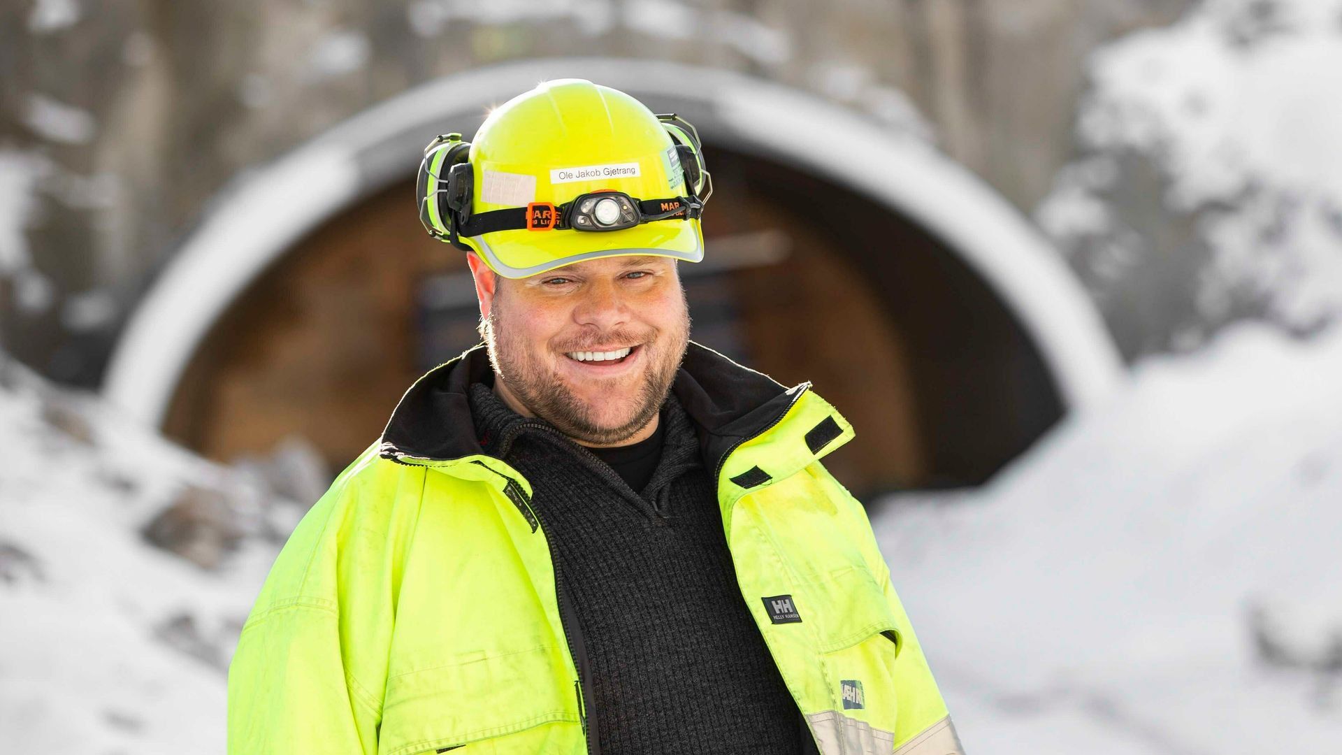 Ole Jakob Gjetrang, anleggsleder i Hæhre Entreprenør AS, har bygget tunneler over hele Norge.