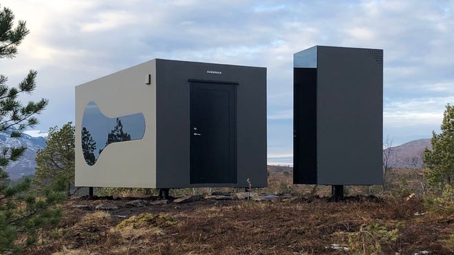 Den norske glassfiber­hytta er laget på skipsverft og vekker internasjonal oppsikt
