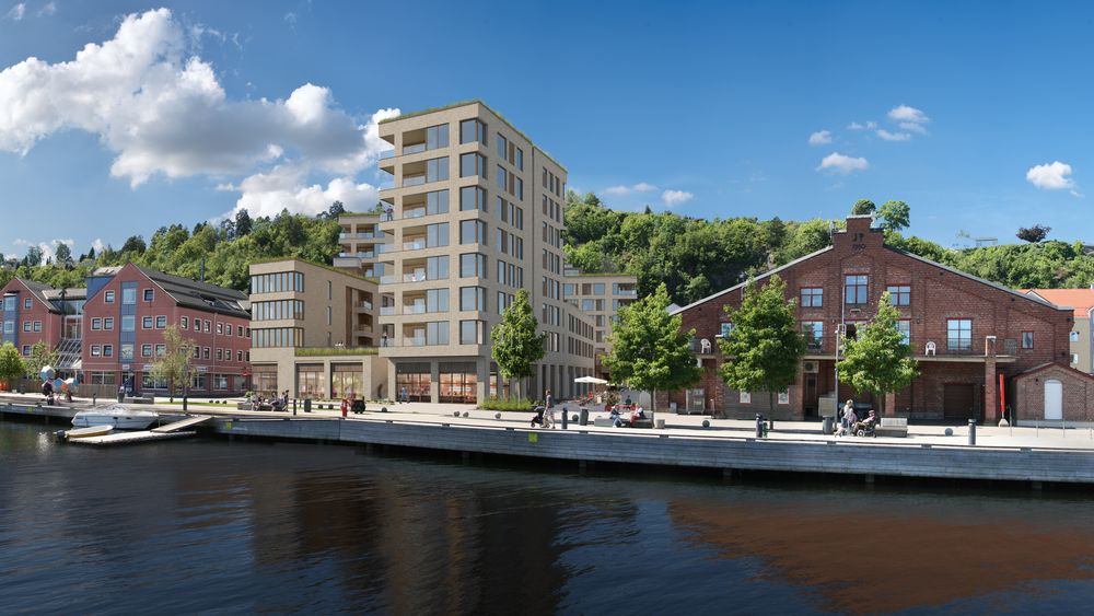 Bermingrud var totalentreprenør for blant annet Holmestrand Brygge, der 59 av 76 leiligheter er solgt.