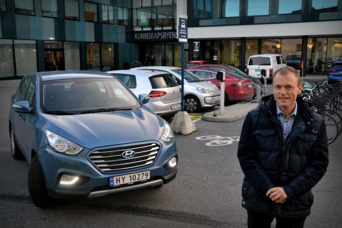 Jan Erik Torp, leder i Norsk hydrogenbilforening.
