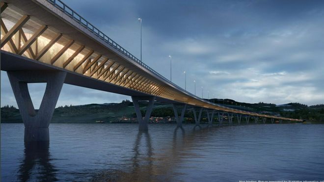 På det dypeste skal den nye Mjøsbrua forankres 80 meter ned i vannet – det er ikke gjort i noen annen innsjø i verden
